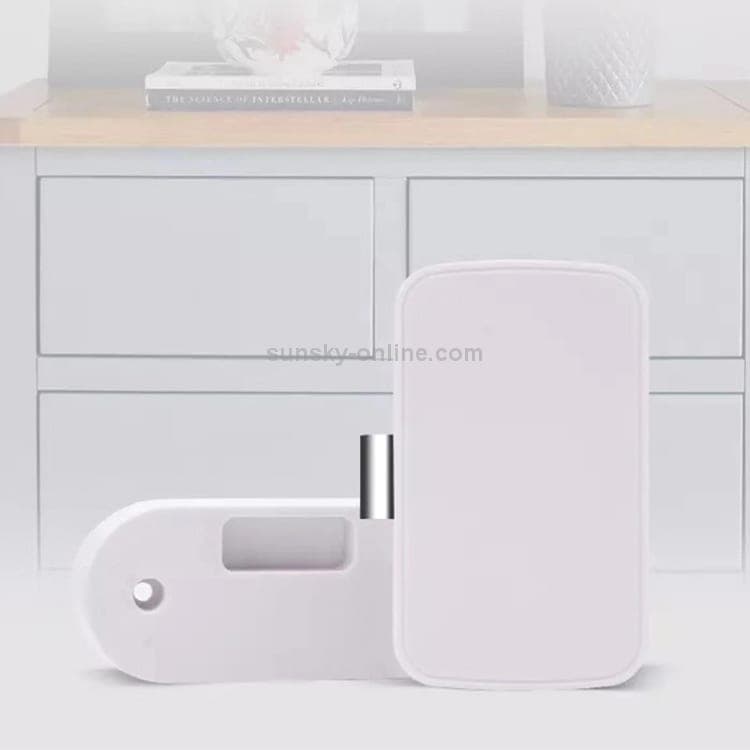 T1 APP Smart Drawer Lock Invisible Lock, Only Supports Remote Authorization to Unlock (White)
