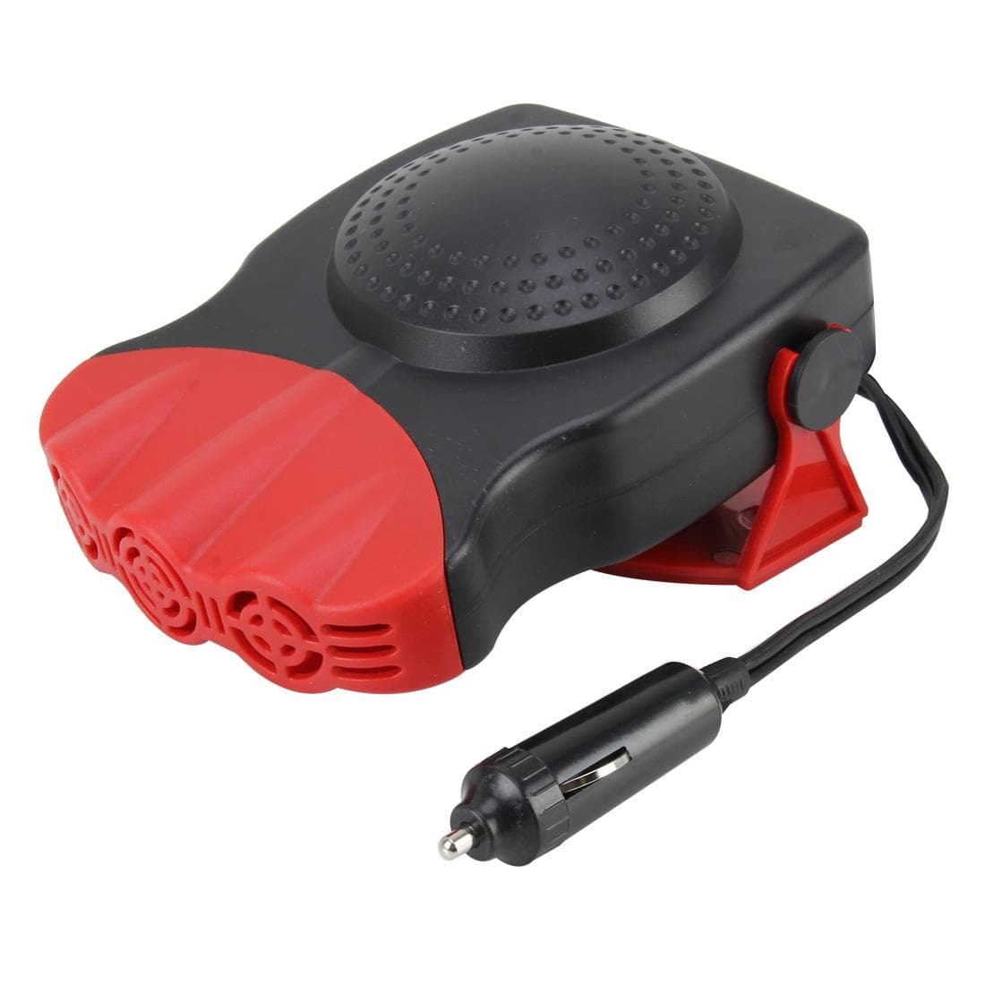 DC 12V 150W Cold and Warm Dual Use Three Outlet Car Auto Electronic Heater Fan Windshield Defroster Demister (Red)