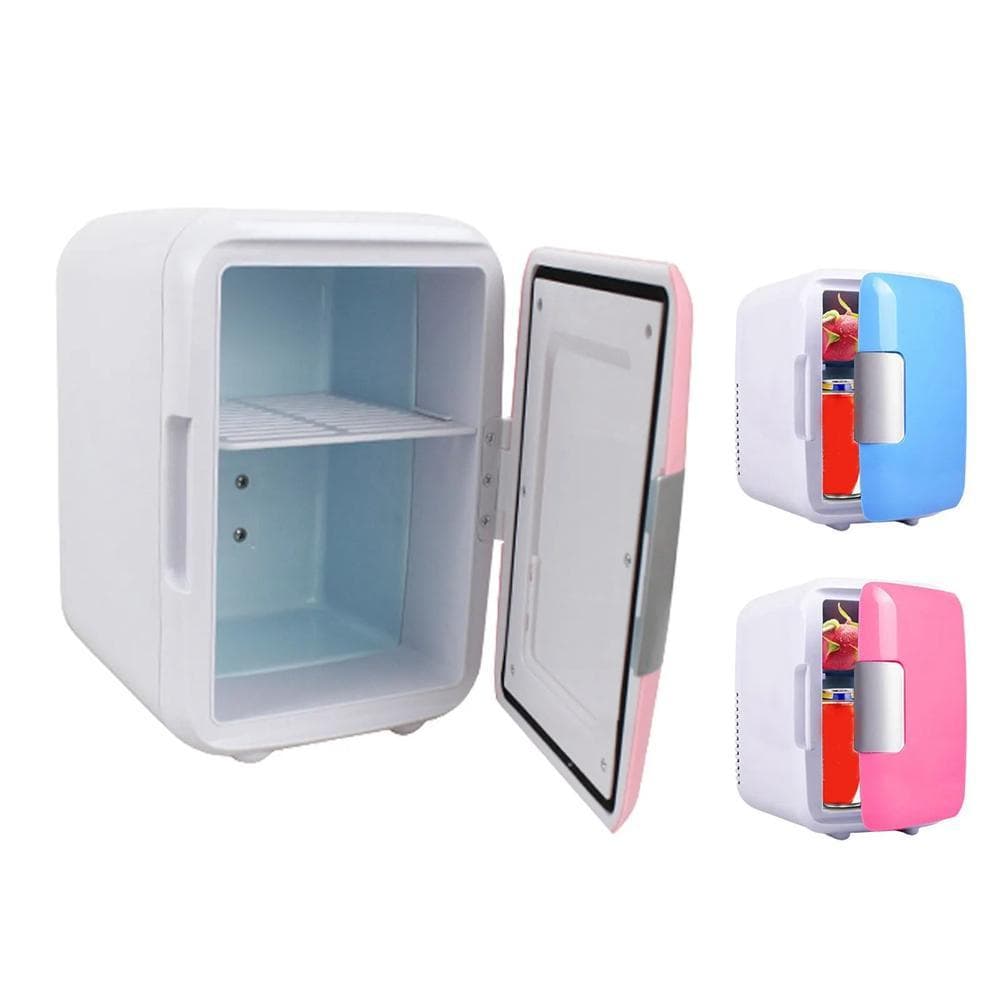 Vehicle Auto Portable Mini Cooler and Warmer 4L Refrigerator for Car, Voltage: DC 12V (Pink)