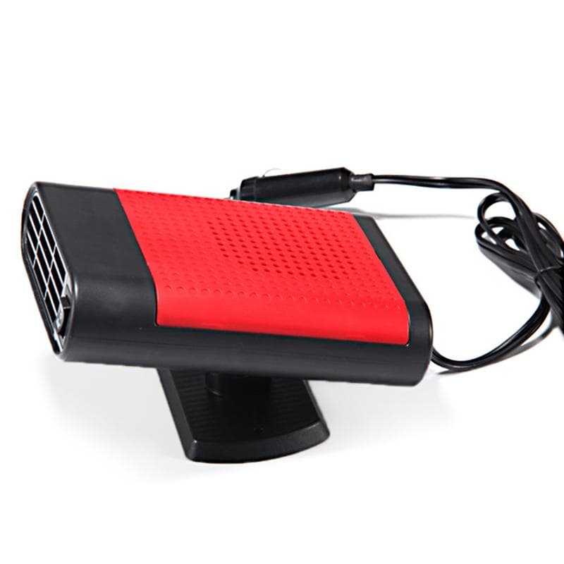 Car Heater Hot Cool Fan Windscreen Window Demister Defroster DC 24V, Ordinary Version (Red)