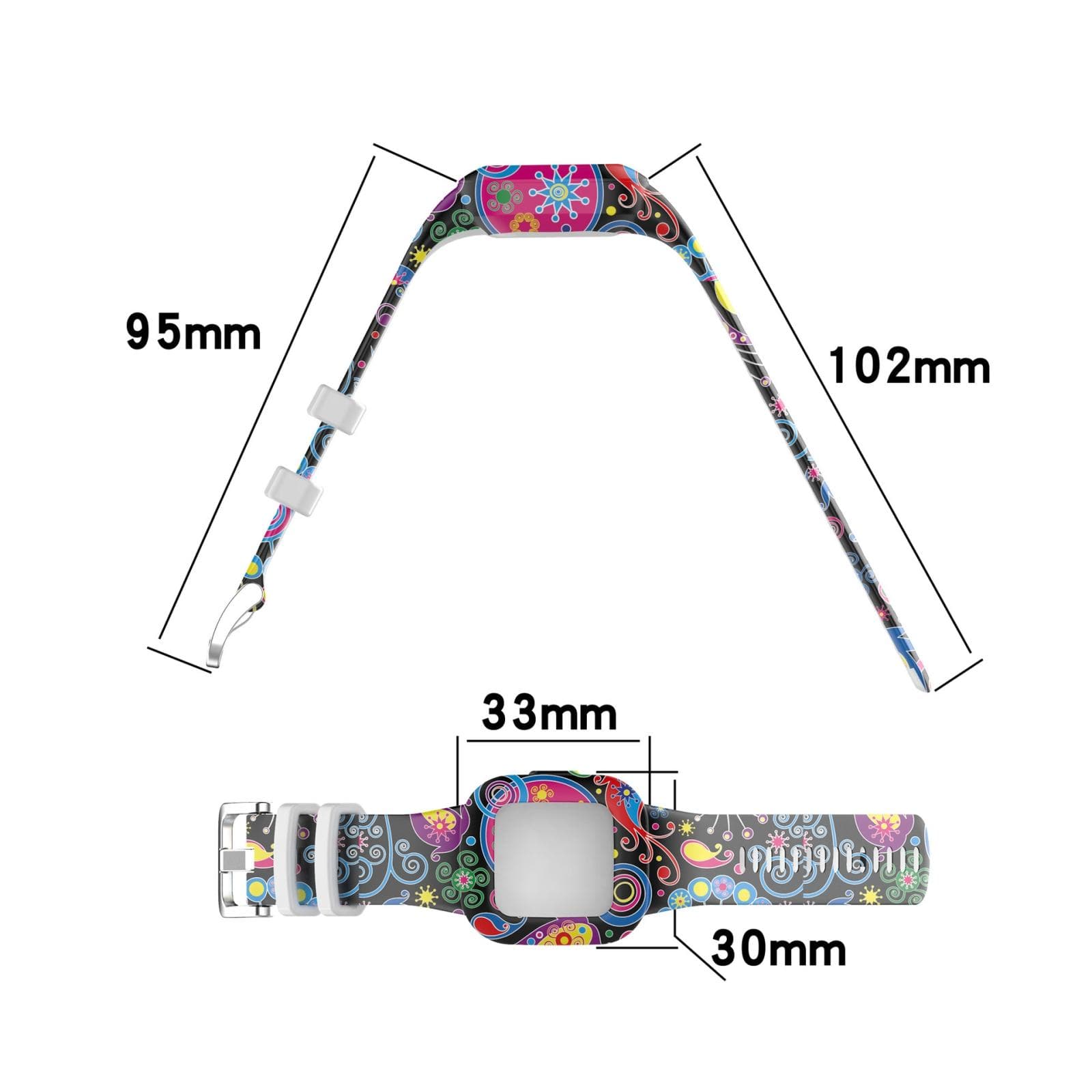 For Garmin Vivofit JR3 Silicone Printing Watch Band