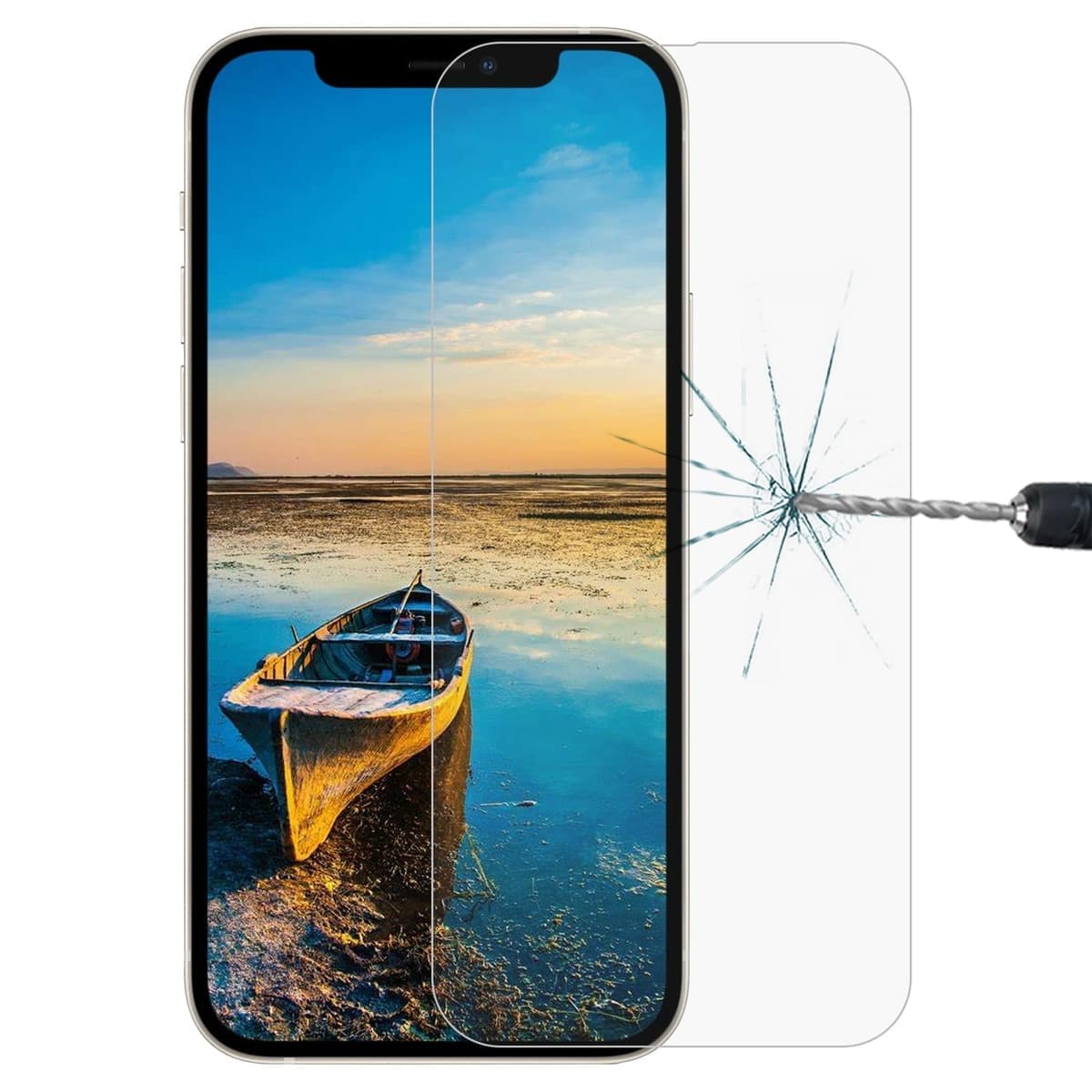For iPhone 17e / 16e / 13 / 13 Pro 0.26mm 9H 2.5D Tempered Glass Film