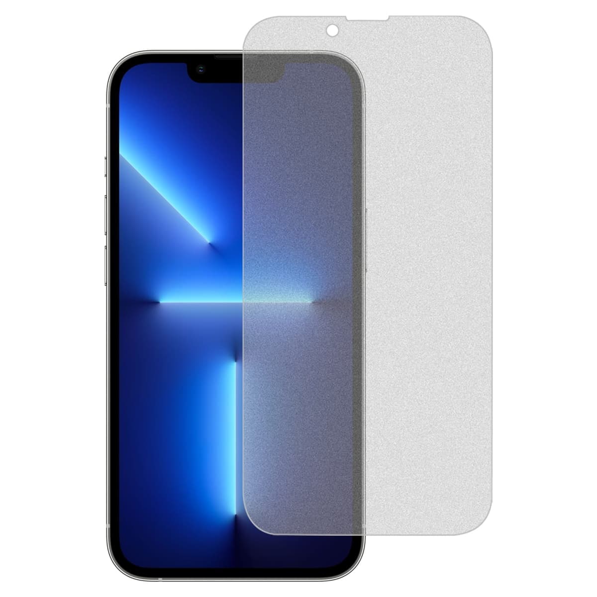 For iPhone 17e / 16e / 13 / 13 Pro Transparent Frosted Full Screen Tempered Glass Film