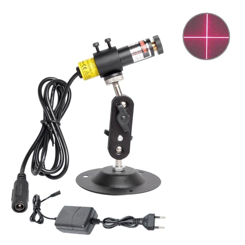 Laser Positioning Light with Holder, EU Plug, Style:200wm Cross