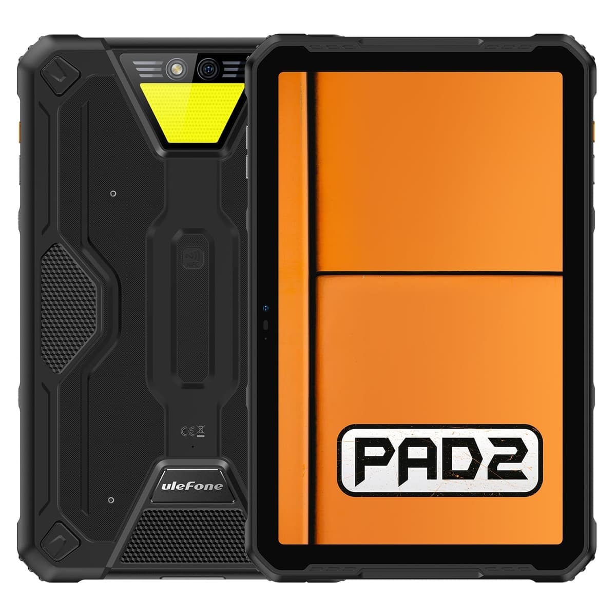 Ulefone Armor Pad 2 Rugged Tablet PC, 16GB+256GB 11 inch Android 13 MediaTek Helio G99 Octa Core 4G Network EU Plug (Black)
