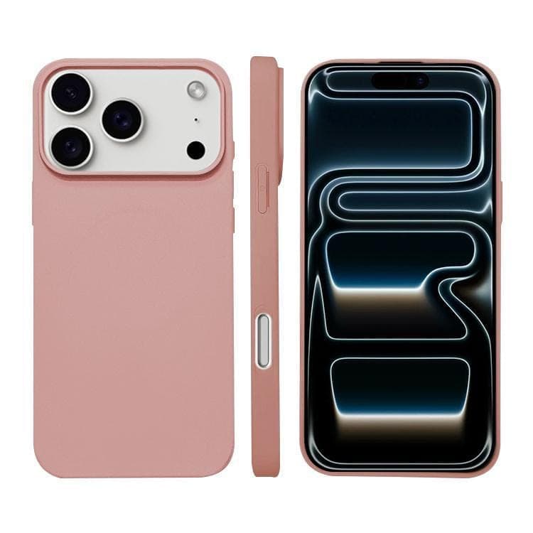 For iPhone 17 Pro Liquid Silicone Phone MagSafe Case (Pink)