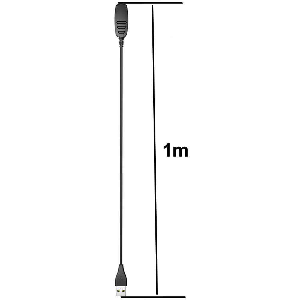 For Suunto 5 / Suunto 3 Fitness xDfind USB Port Watch Charging Clip Watch Charger, Length: 1m (Black)
