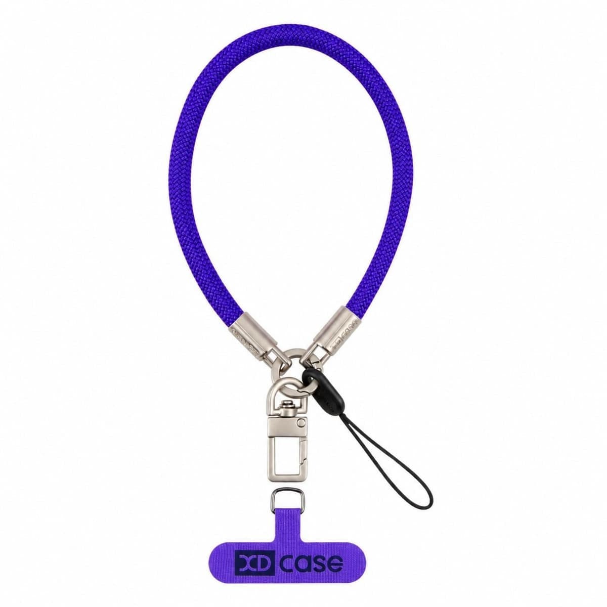 XDcase Anti-Lost Phone Wrist Lanyard with Metal Buckle & Gasket, Length: 18.9cm (Purple)