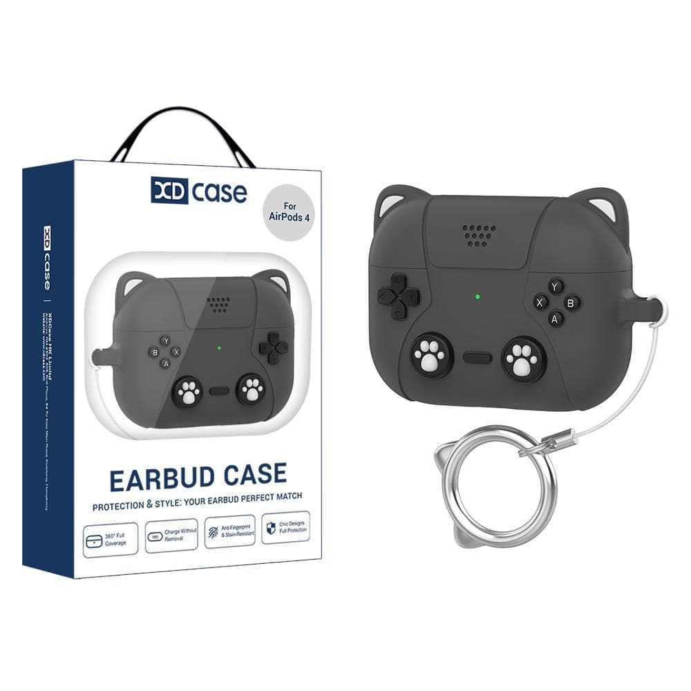 For AirPods 5 / 4 XDcase Retro Cat Cartoon Silicone Earbuds Case