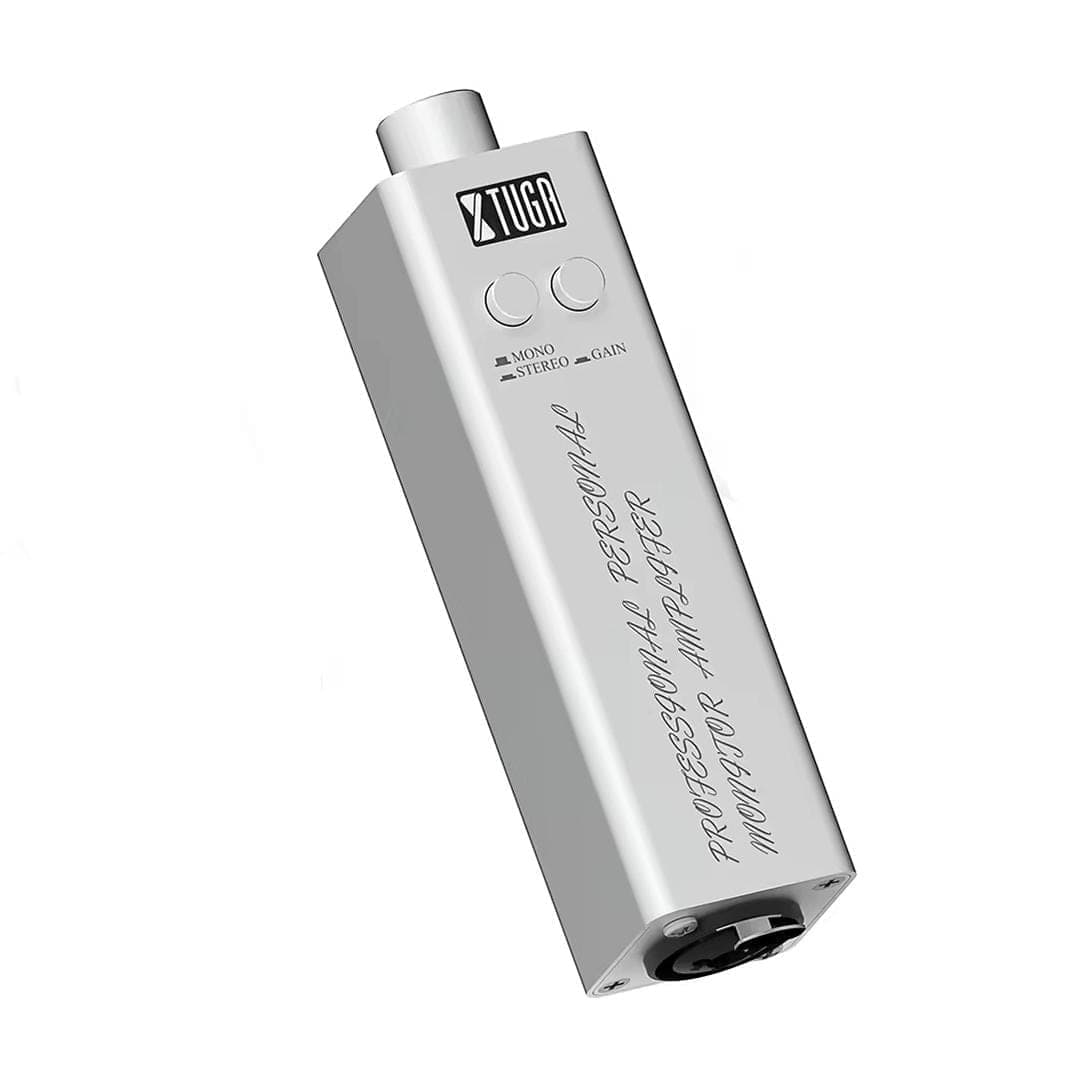 XTUGA LSY-20 Portable Professional Monitor Amplifier XLR Headphone Gain (Silver)