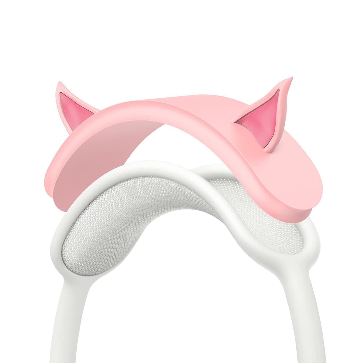 For AirPods Max XDcase Elf Ear Silicone Headband Decorative Cover (Pink)
