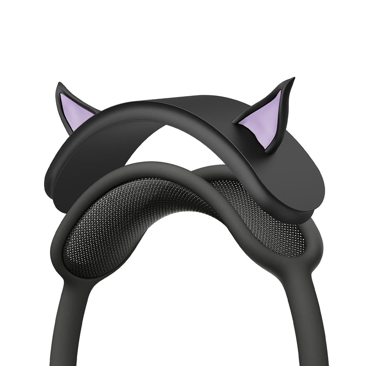 For AirPods Max XDcase Elf Ear Silicone Headband Decorative Cover (Black)