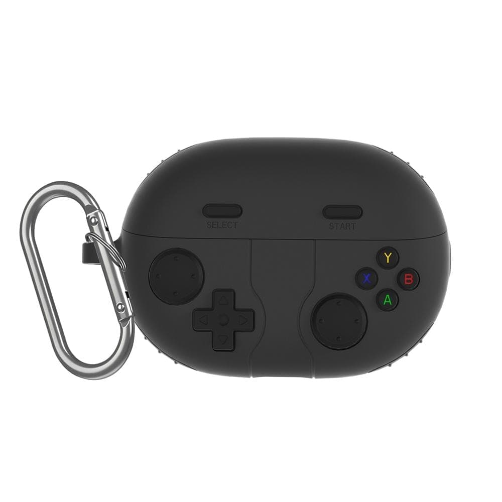 For Huawei FreeBuds Pro 5 XDcase Retro Game Console Style Silicone Earbuds Case (Black)