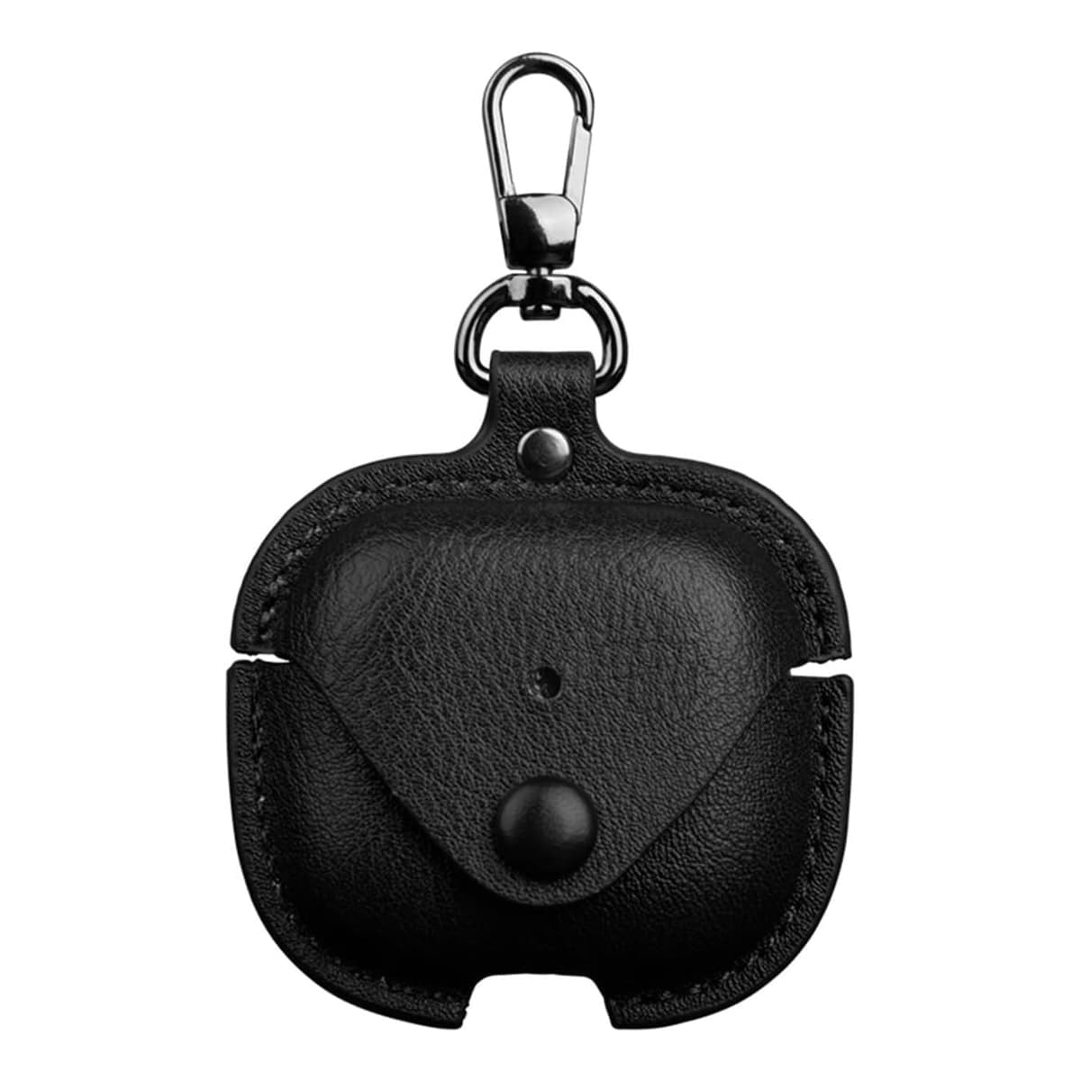 For AirPods 5 / 4 XDcase Business Leather Earphone Protective Case with Hook (Black)