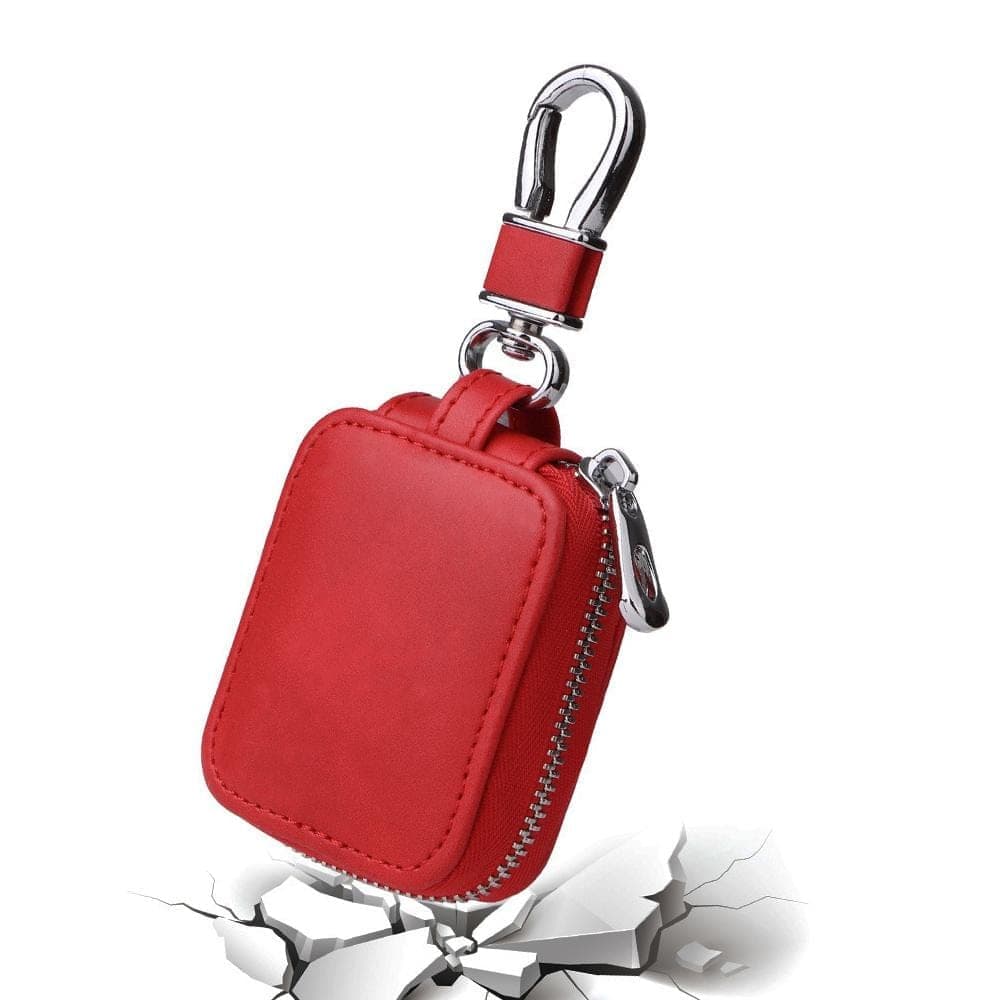 XDcase Universal PU Leather Earphone Protective Case with Hook For AirPods Pro 3/2/1 / Buds3/4 Pro (Red)