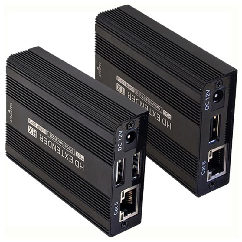 ET1815KVM 150m 1080P 60Hz HDMI Extender with Cat6 / RJ45 / KVM Port, Plug:US Plug