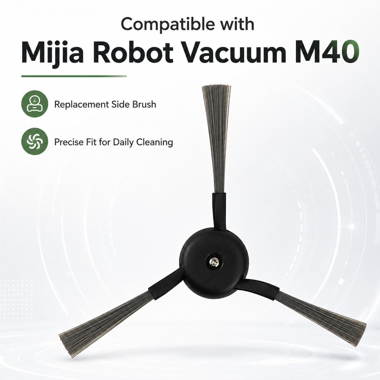 Replacement Accessories for Xiaomi Mijia M40 Robot Vacuum Cleaner, Specification:Side Brush