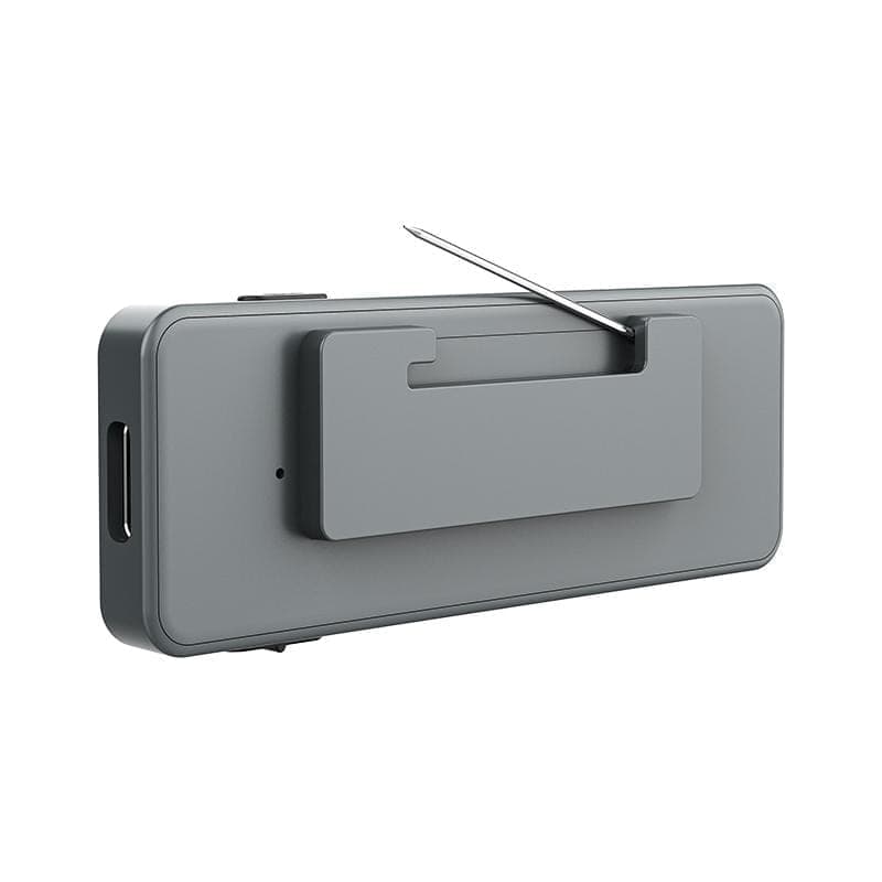 A7 Employee ID Badge AI Voice Recorder with Pin Support AIREC-APP, Memory:8GB (Grey)