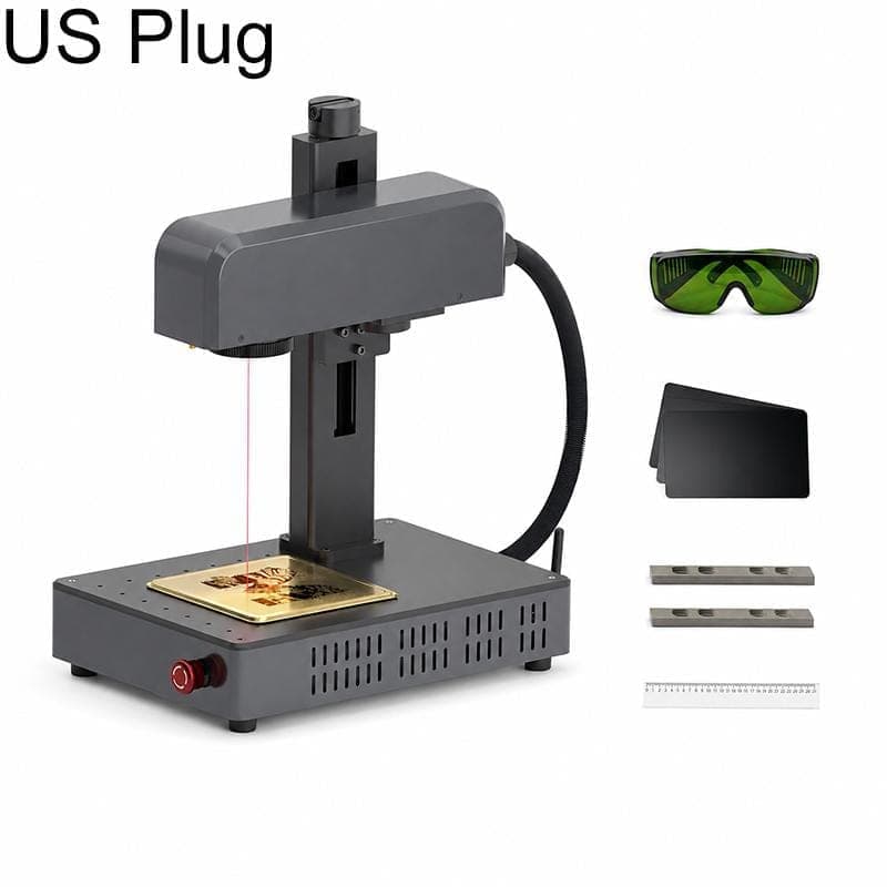 DAJA M1 Ultra Mini Fiber Laser Marking Machine 10W High-Power Fully Automatic Fiber Optic Engraving Machine, Model:M1 Ultra