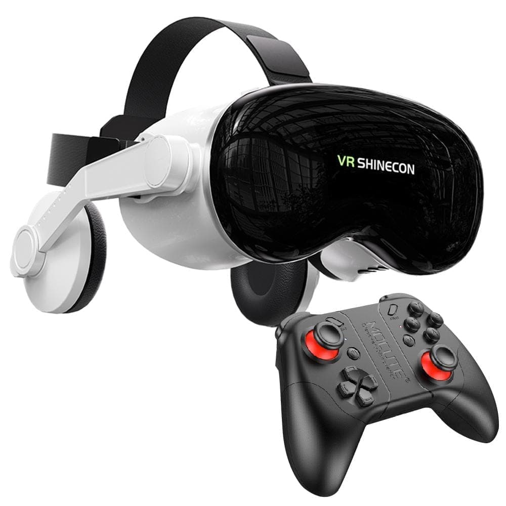 VR SHINECON G18EB Bluetooth Earphone Edition 3D Virtual VR Glasses for 4.7-7.0 inch Phone, Model:G18EB+053