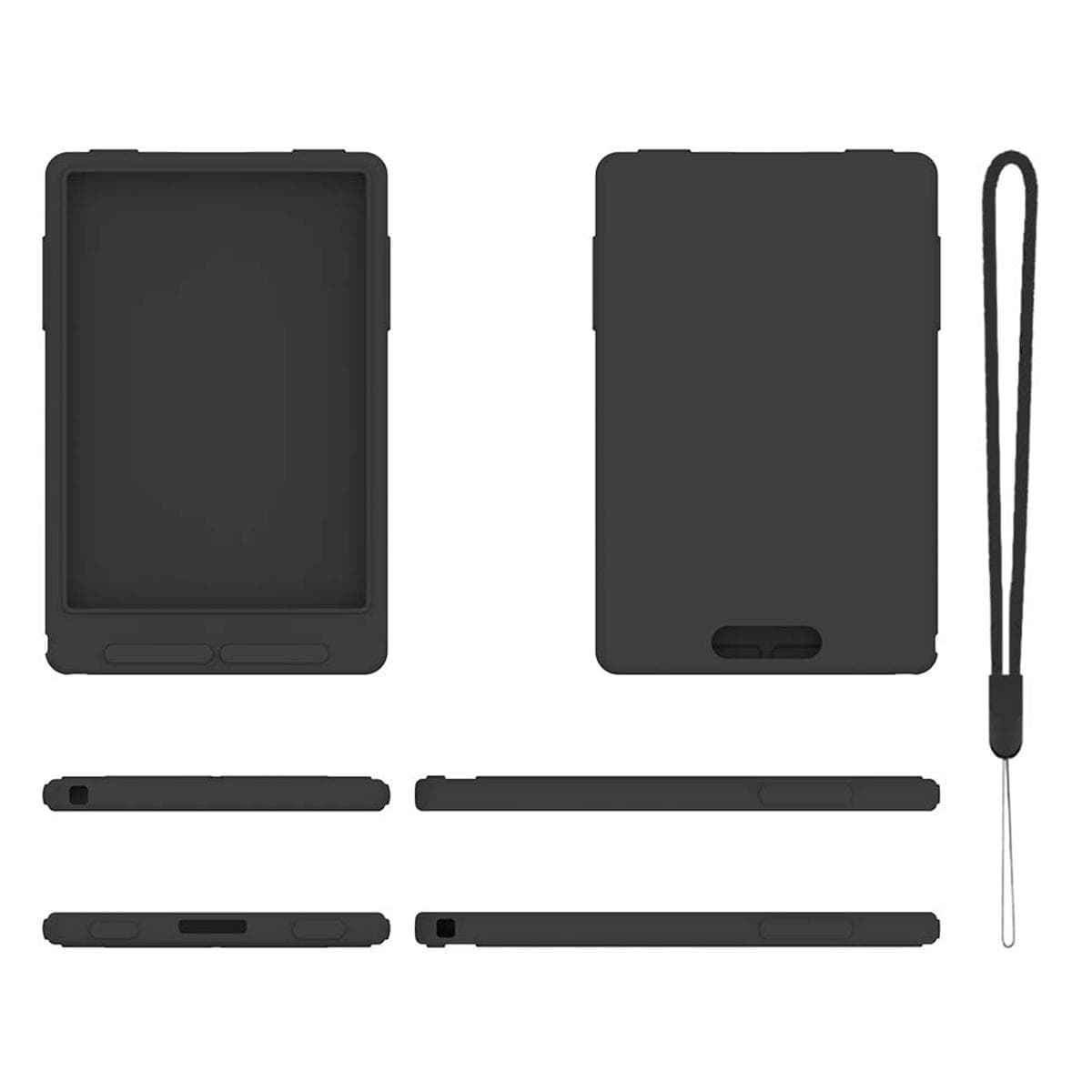 Shockproof Silicone Protective Case for XTEINK X3 eBook Reader (Black)