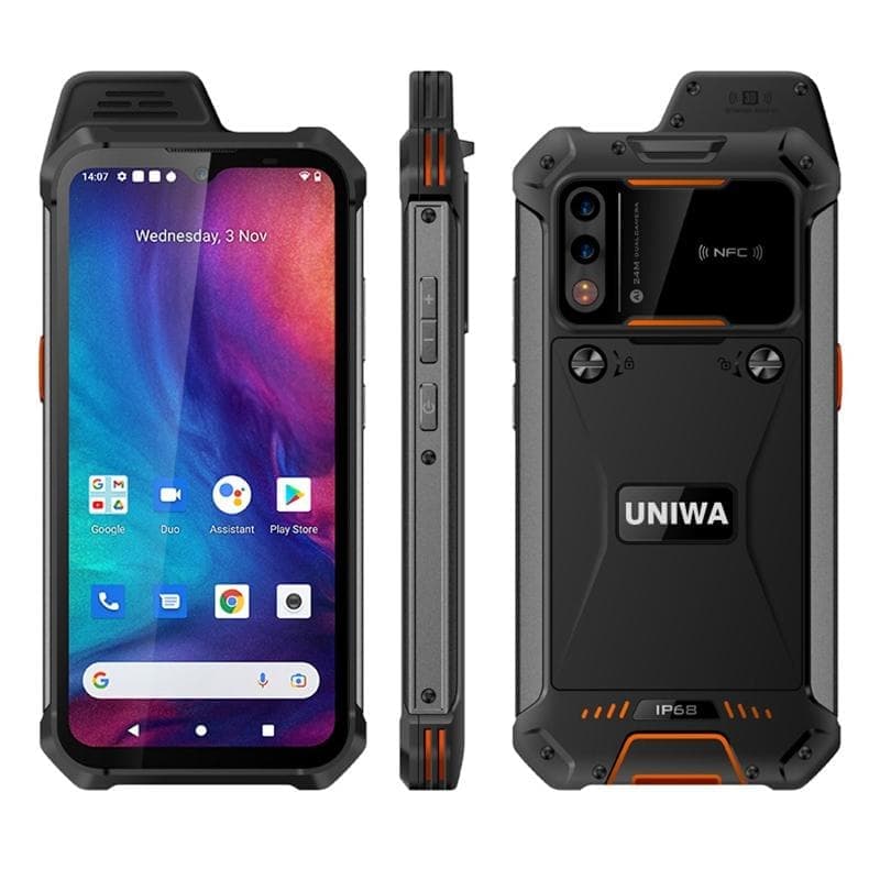 UNIWA W888 Standard Rugged Phone, 4GB+64GB, 5000mAh Battery