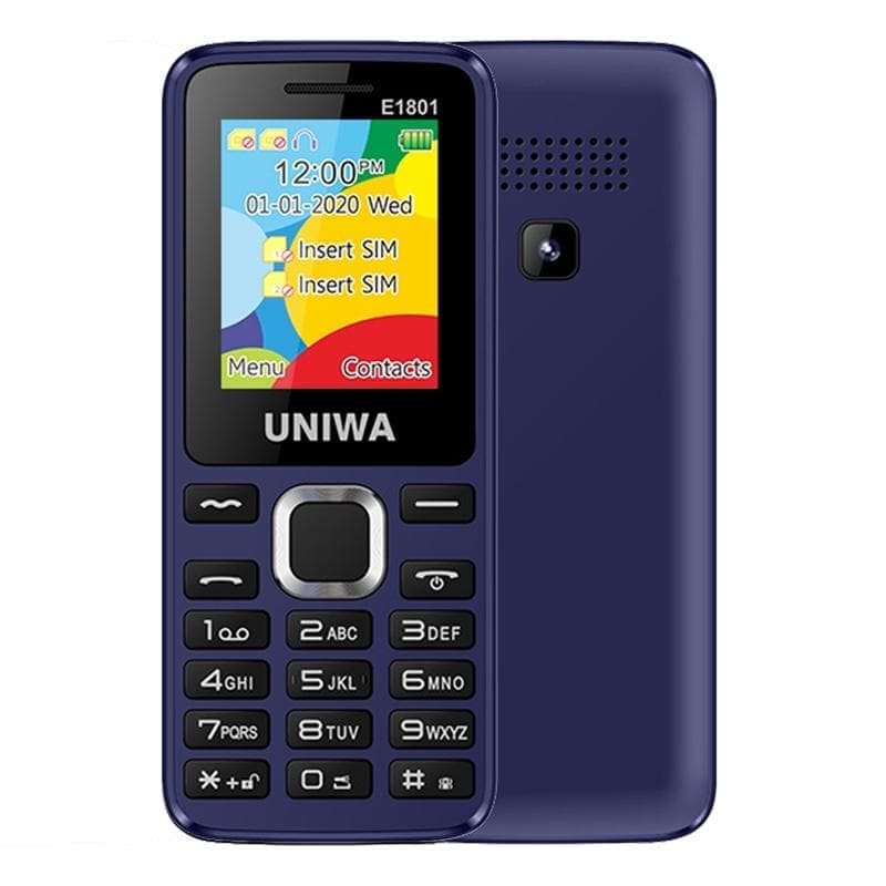 UNIWA E1801 Mobile Phone, 1.77 inch, 800mAh Battery