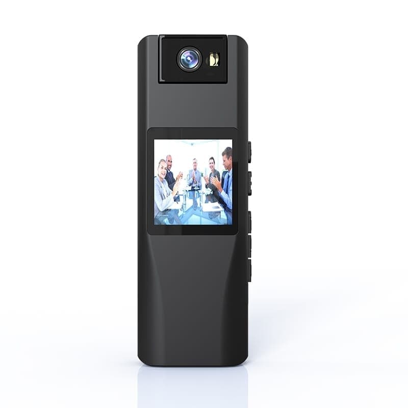 L12 180 Degrees Rotation Conference Video Recording Camera Mini HD 720P WiFi Camera (Black)