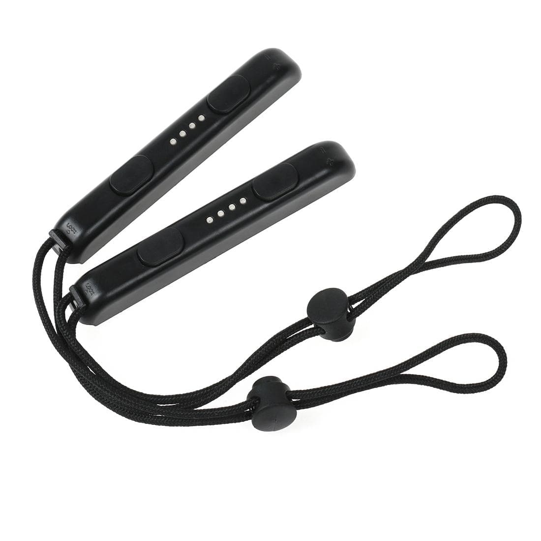 1 Pair Wrist Rope Lanyard Games Accessories for Nintendo Switch Joy-Con (Black)