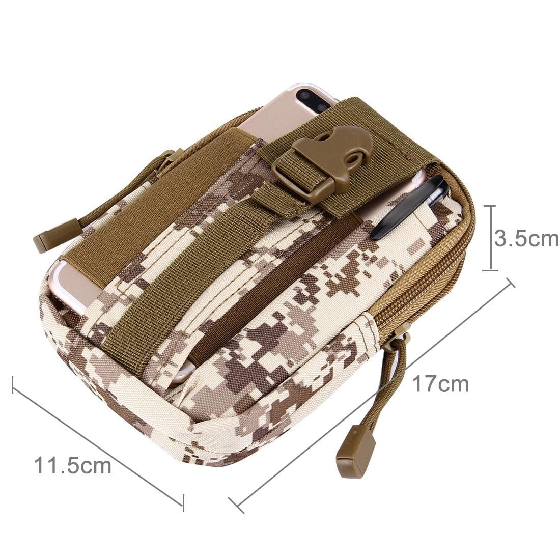 Stylish Multifunctional Outdoor Sports Running Hiking Riding Travelling Waist Bag Phone Camera Protective Case Card Pocket Wallet with Belt Bandage Binding Tape