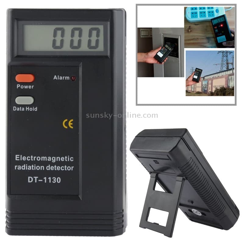 Electromagnetic Radiation Detector EMF Meter Tester (Black)