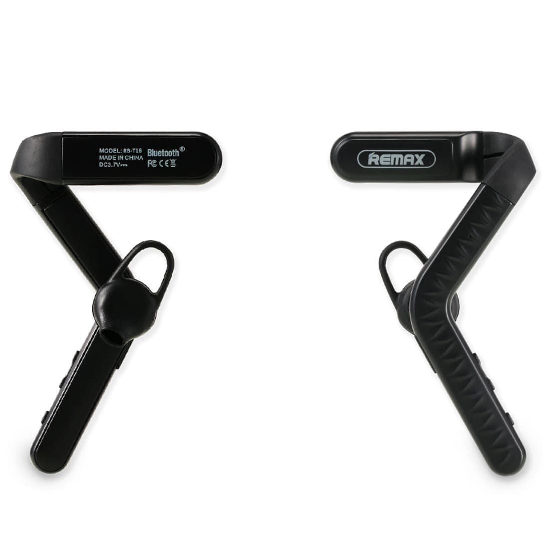 REMAX HD Voice Bluetooth Headset, Built-in HD MIC, Support Hands-free Calls, Bluetooth Distance: 10m, For iPhone, Galaxy, Huawei, Xiaomi, LG, HTC and Other Smart Phones (Black)