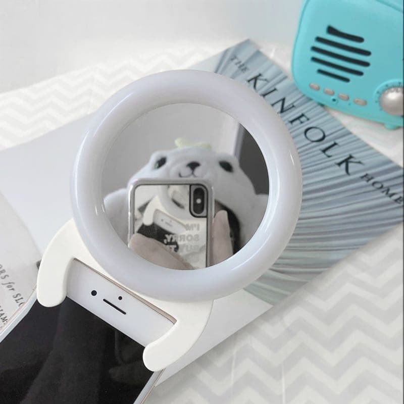 Mobile Phone Fill Light Self-Timer Live Light Handheld Portable Anchor Light (White)