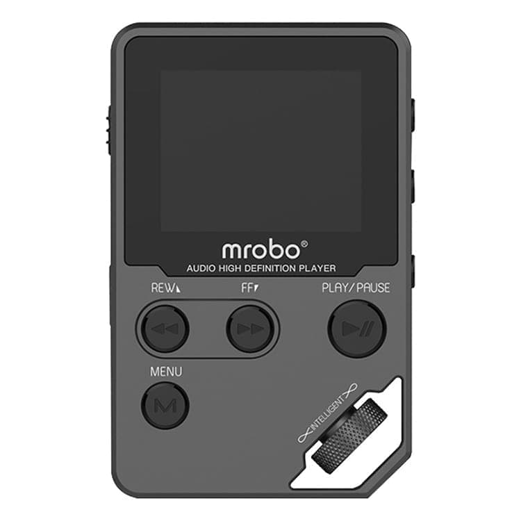 1.8 inch HIFI MP3 Player Metal High Sound Quality Entry-level Lossless Music Player, Support TF Card / FM / E-book, Memory Size:8GB (Grey)