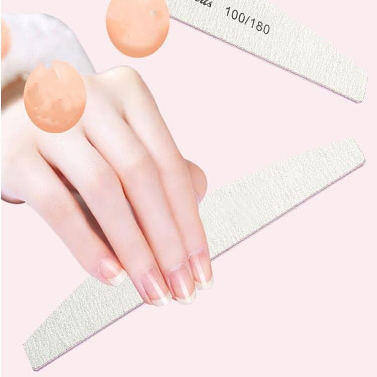 25 PCS Nail File Sandpaper Nail Sanding Grinding Polishing Manicure Care Tools