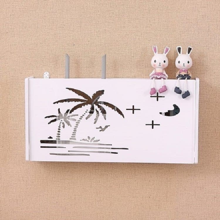 Socket Router Storage Box Set-top Box Decoration TV Cabinet Living Room Junction Box, Size:40.5x20.5x9.5cm