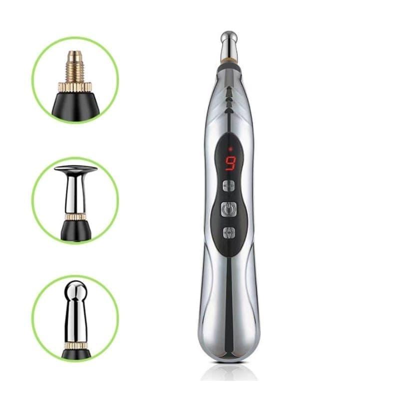 Circulating Energy Automatic Point Finding Meridian Pen Home Pain Electronic Acupuncture Pen Specifications: 3 Head Color Box