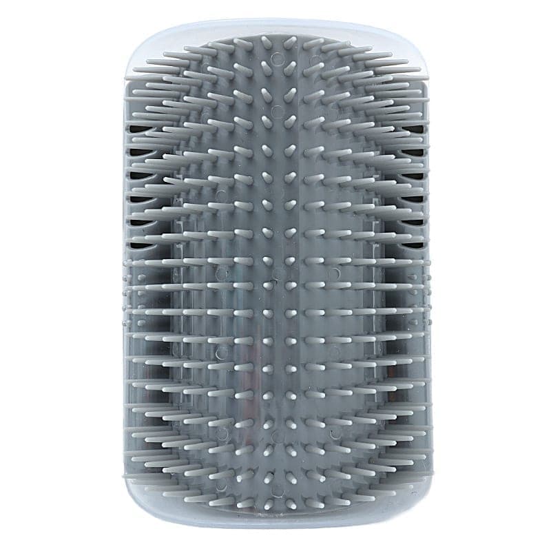 Pet Cat Corner Rub Hair Massage Brush (Grey)