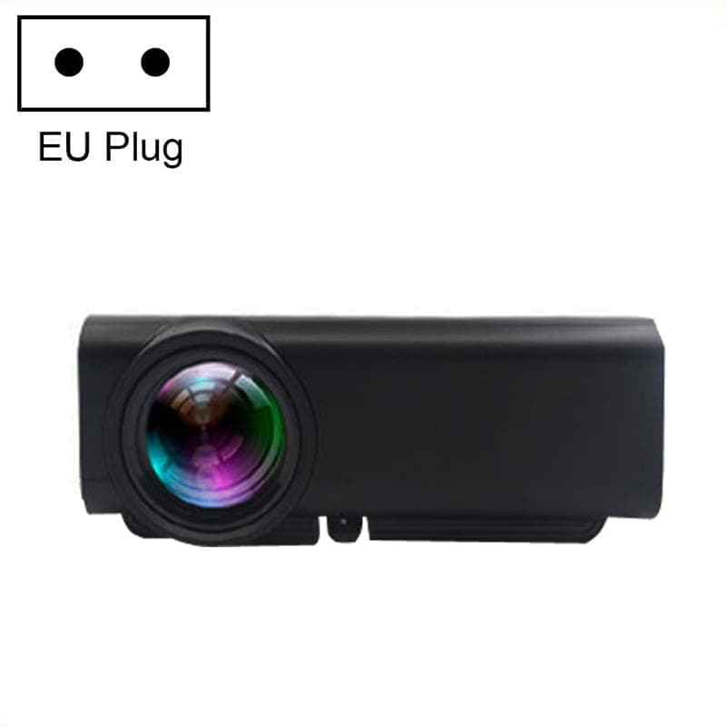 YG530 Home LED Small HD 1080P Projector, Specification: EU Plug (Black)