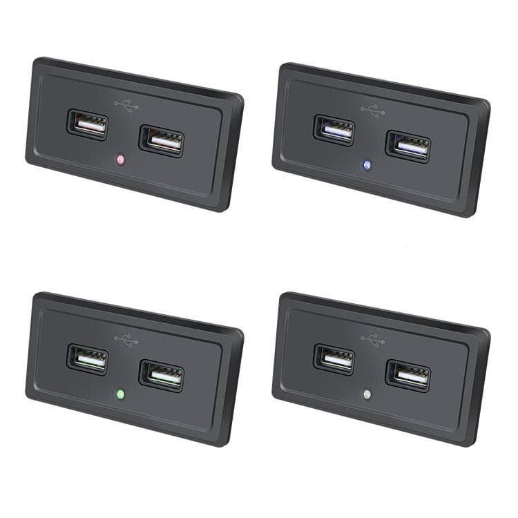 12V24V Route Bus Dual USB Charging Input Car Charger