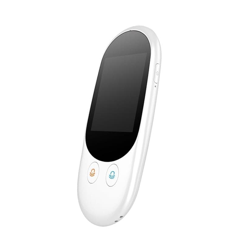 Travel Simultaneous Translator Scanning Recording Intelligent Voice Translator (White)