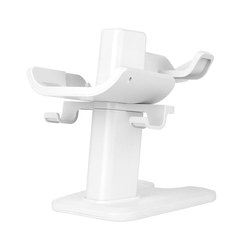 VR Stand Headset Display And Controller Holder Mount For Meta Quest 2 (White)