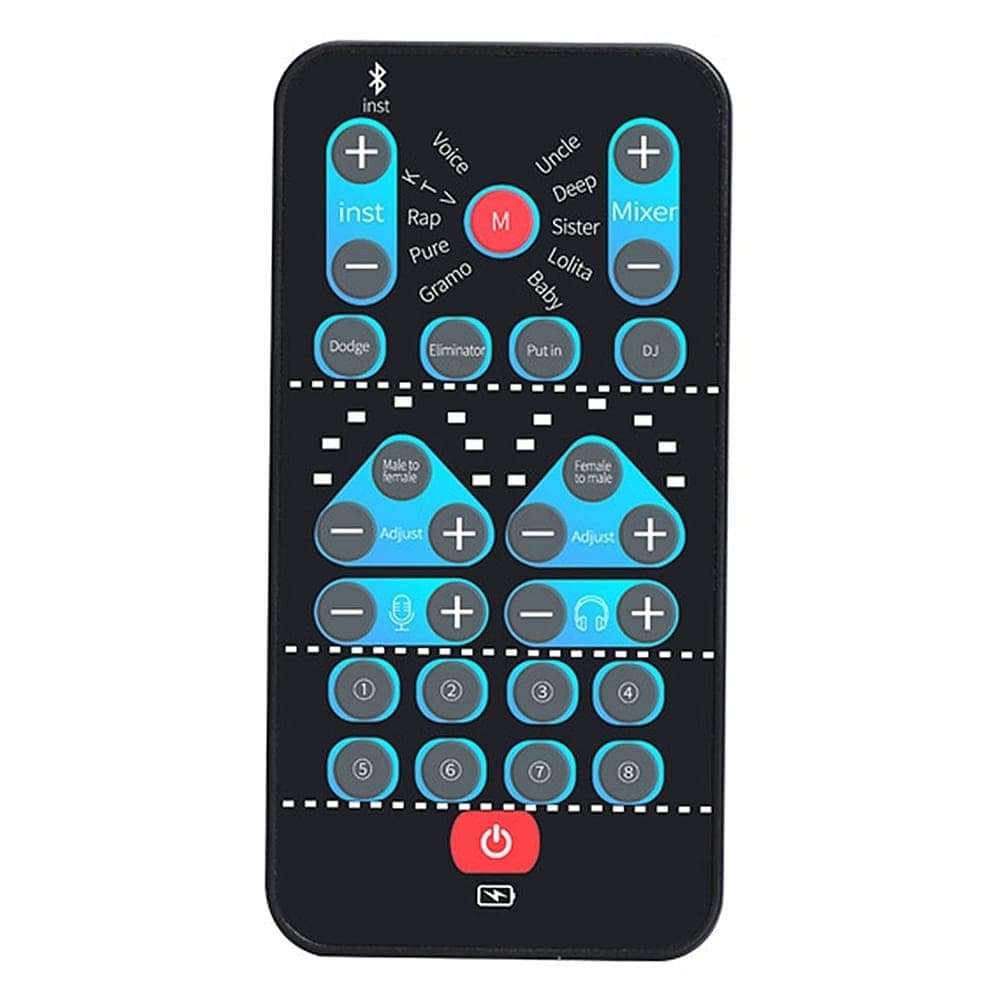 M10 Mobile Computer Sound Card Mini Voice Changer K Song Recording Bluetooth Voice Changer