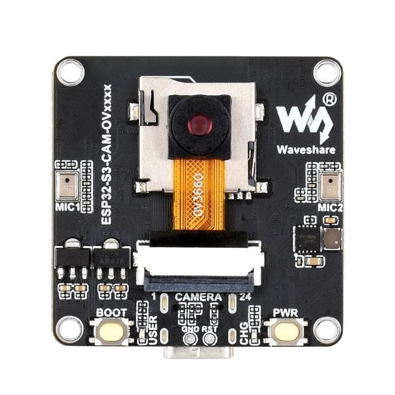 Waveshare ESP32-S3 AIoT Camera Development Board With OV3660 Camera