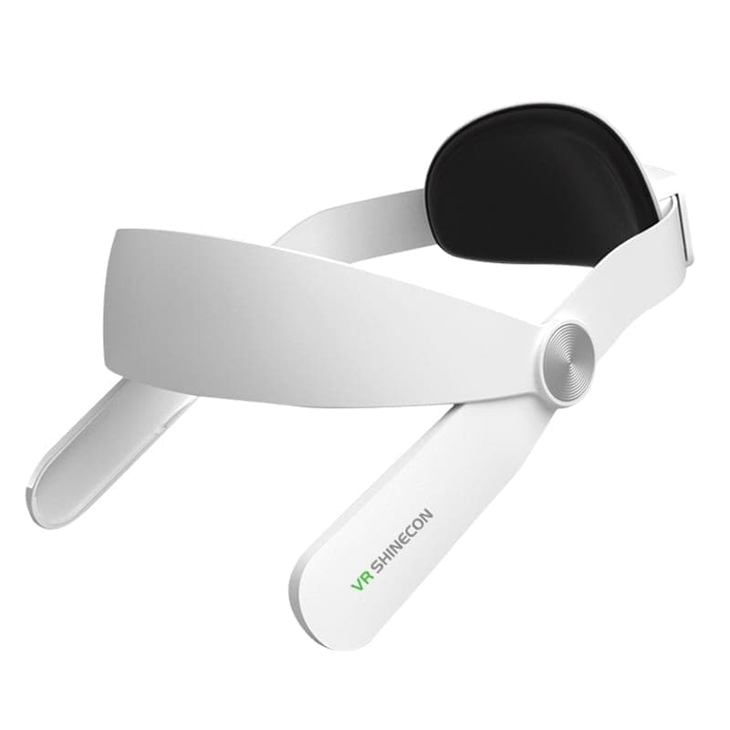 For Oculus Quest 2 VR SHINECON OS01 Adjustable All -In -One Head Strap VR Accessories (White)