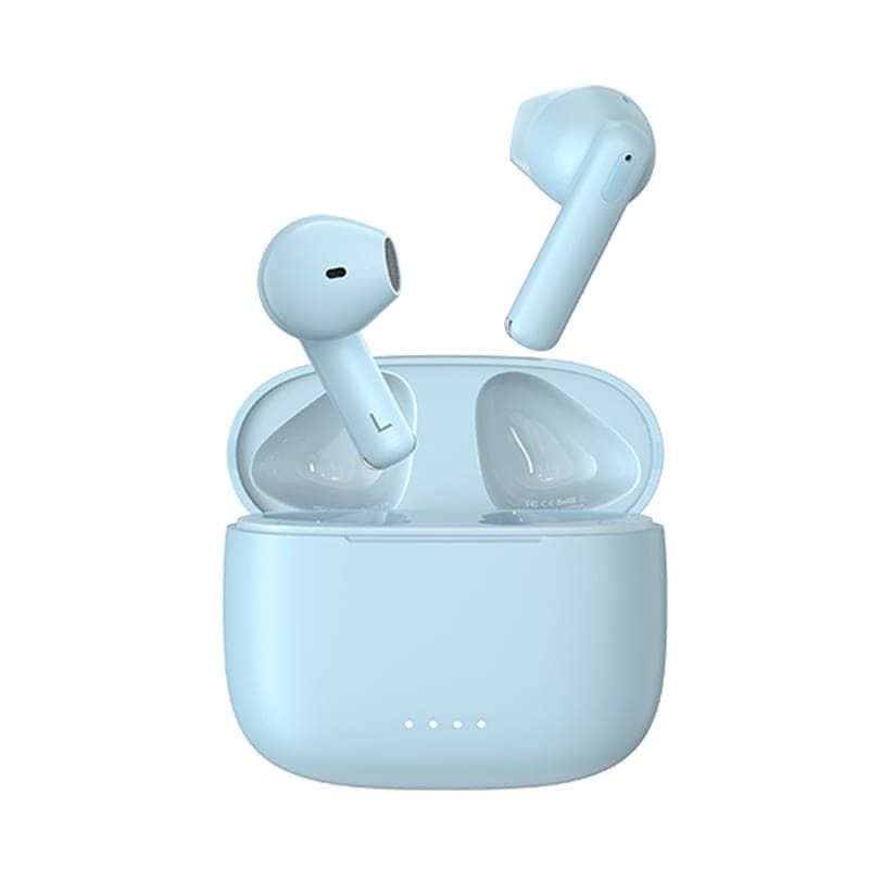 REMAX CozyBuds 2E ENC Dual-microphone Noise Canceling Wireless Bluetooth Headphones (Blue)