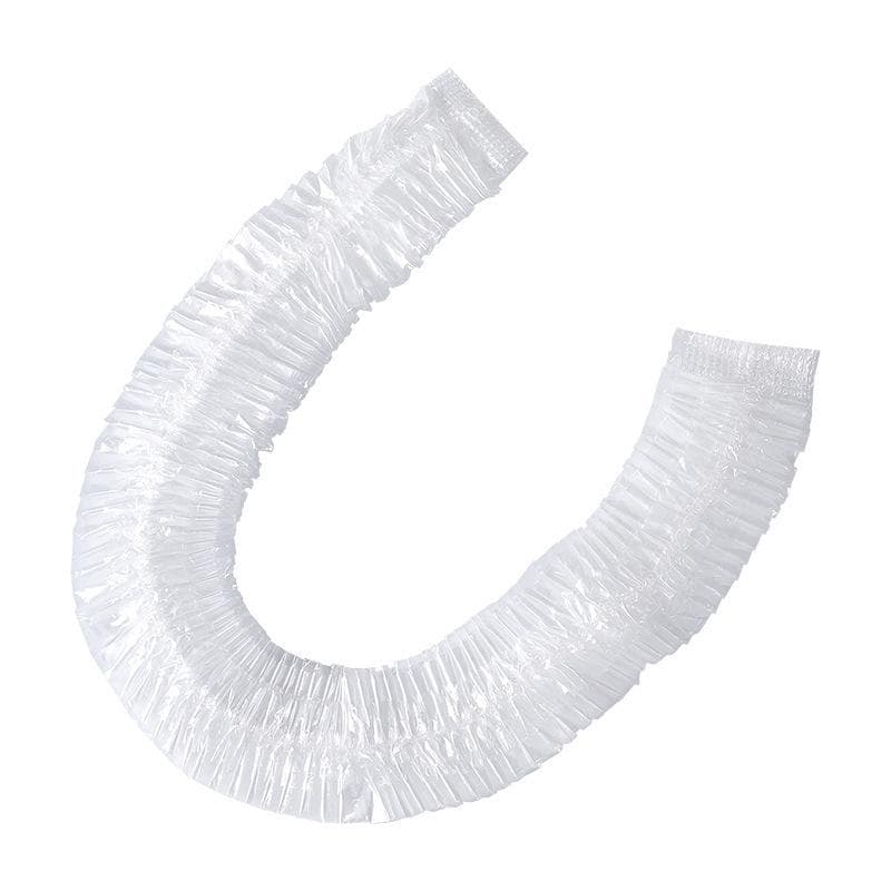 10pcs /Bag Air Conditioner Dust Cover Disposable Indoor Unit Cover Large Elastic Bag 70x145cm (White)