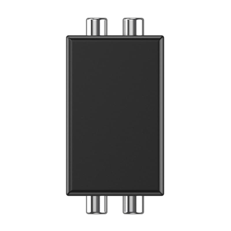 RCA Audio Ground Loop Isolator Anti-Interference Noise Reducer Eliminate Current Sound Bluetooth Receiver
