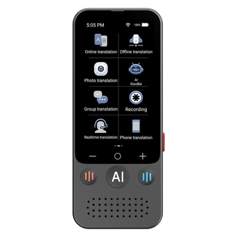 Z15W 3.1-inch Screen Multilanguage AI Translator Device 139 Online/17 Offline Languages, Real-Time Voice/Photo/Text Translation