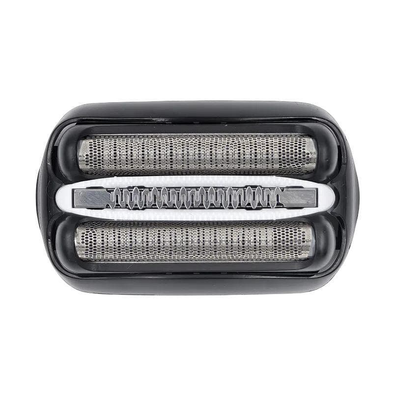 For Braun Series 3 Replacement Foil & Cutter 32B Precision Welded Stainless Steel Shaver Head (Black)